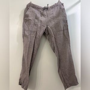 Prana causal pinstripe pants.